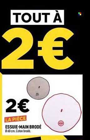 TOUT À 2€