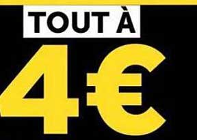 TOUT À 4€