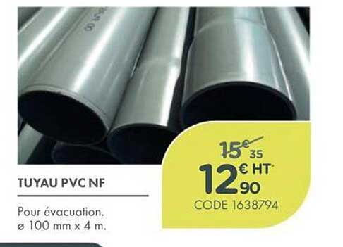 TUYAU PVC NF