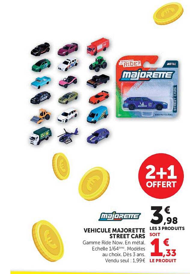 VÉHICULE MAJORETTE STREET CARS