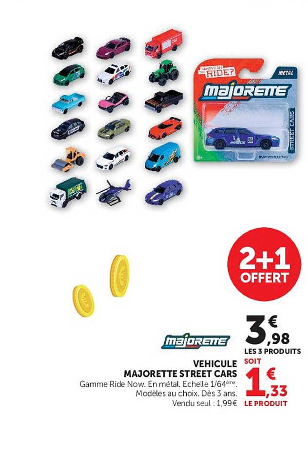 VEHICULE MAJORETTE STREET CARS