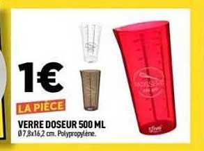 VERRE DOSEUR 500 ML
