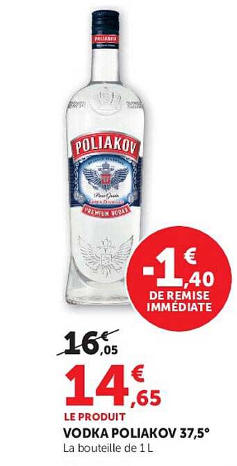 VODKA POLIAKOV 37,5°