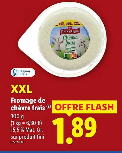 XXL Fromage de chèvre frais