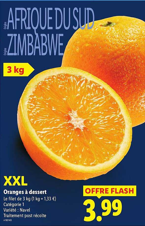 XXL Oranges à dessert