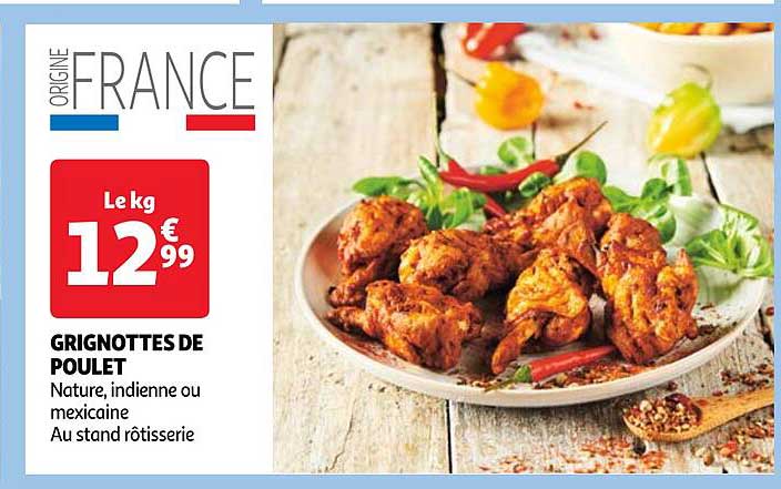 GRIGNOTTES DE POULET