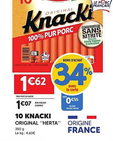 10 KNACKI ORIGINAL “HERTA”