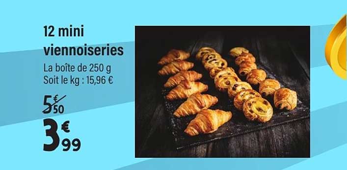 12 mini viennoiseries