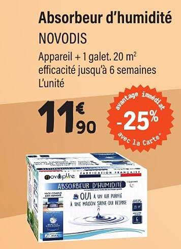 Absorbeur d’humidité NOVODIS