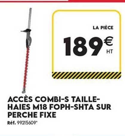 ACCÈS COMBI-S TAILLE-HAIES M18 FOPH-SHTA SUR PERCHE FIXE