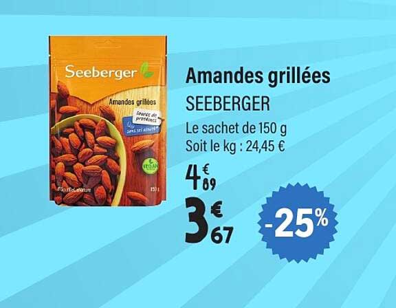 Amandes grillées SEEBERGER