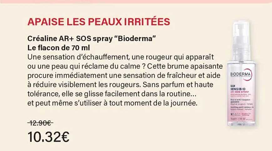 APAISE LES PEAUX IRRITÉES
