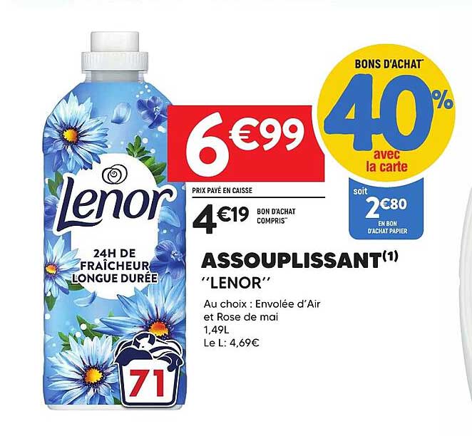 ASSOUPLISSANT(1) “LENOR”