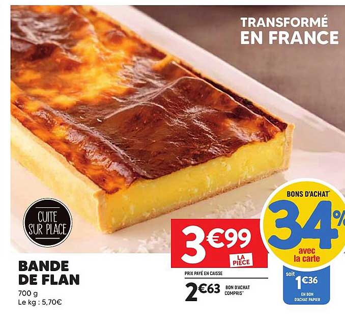 BANDE DE FLAN