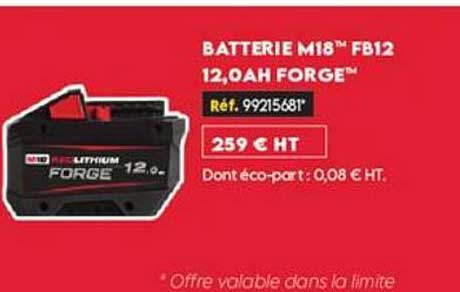 BATTERIE M18™ FB12 12,0AH FORGE™