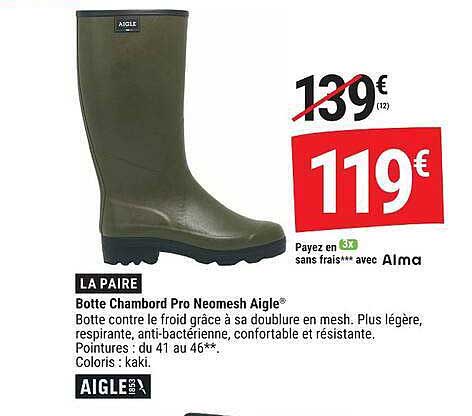Botte Chambord Pro Noemesh Aigle®