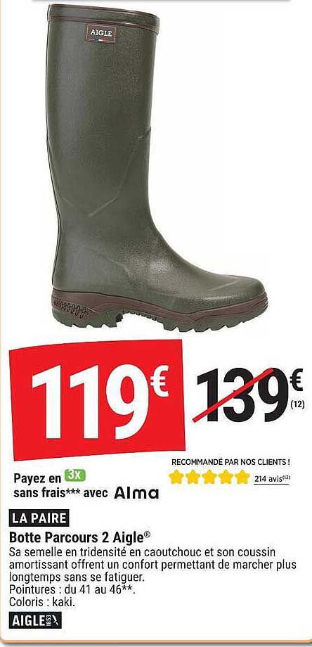 Botte Parcours 2 Aigle®
