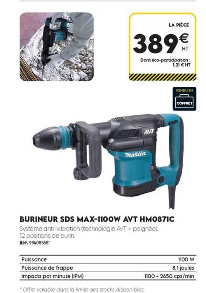 BURINEUR SDS MAX-1100W AVT HM0871C