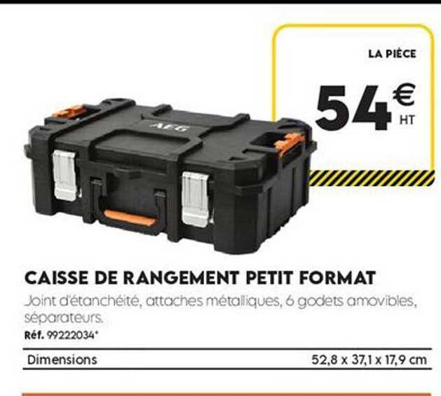 CAISSE DE RANGEMENT PETIT FORMAT