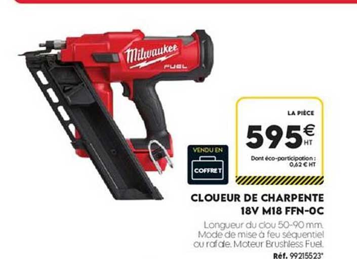 CLOUEUR DE CHARPENTE 18V M18 FFN-0C