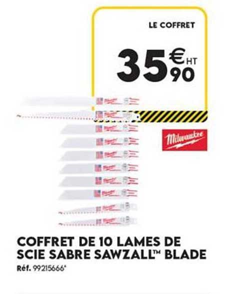 COFFRET DE 10 LAMES DE SCIE SABRE SAWZALL™ BLADE