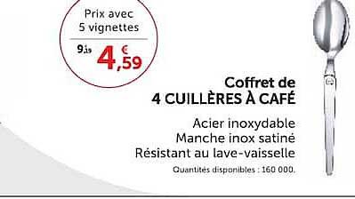 Coffret de 4 cuillères à café