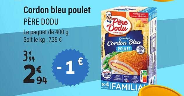 Cordon bleu poulet