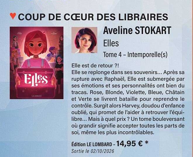 COUP DE COEUR DES LIBRAIRES Aveline STOKART Elles Tome 4 - Intemporelle(s)