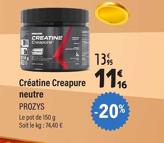 Créatine Creapure neutre PROZYS