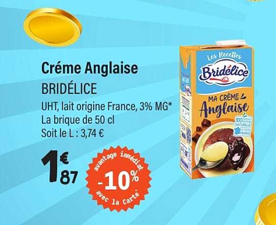 Crème Anglaise BRIDÉLICE