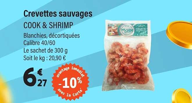 Crevettes sauvages