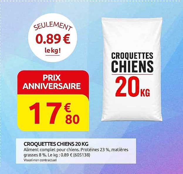 CROQUETTES CHIENS 20 KG