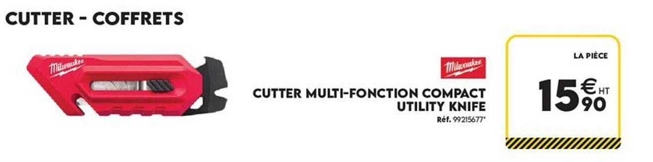 CUTTER MULTI-FONCTION COMPACT UTILITY KNIFE