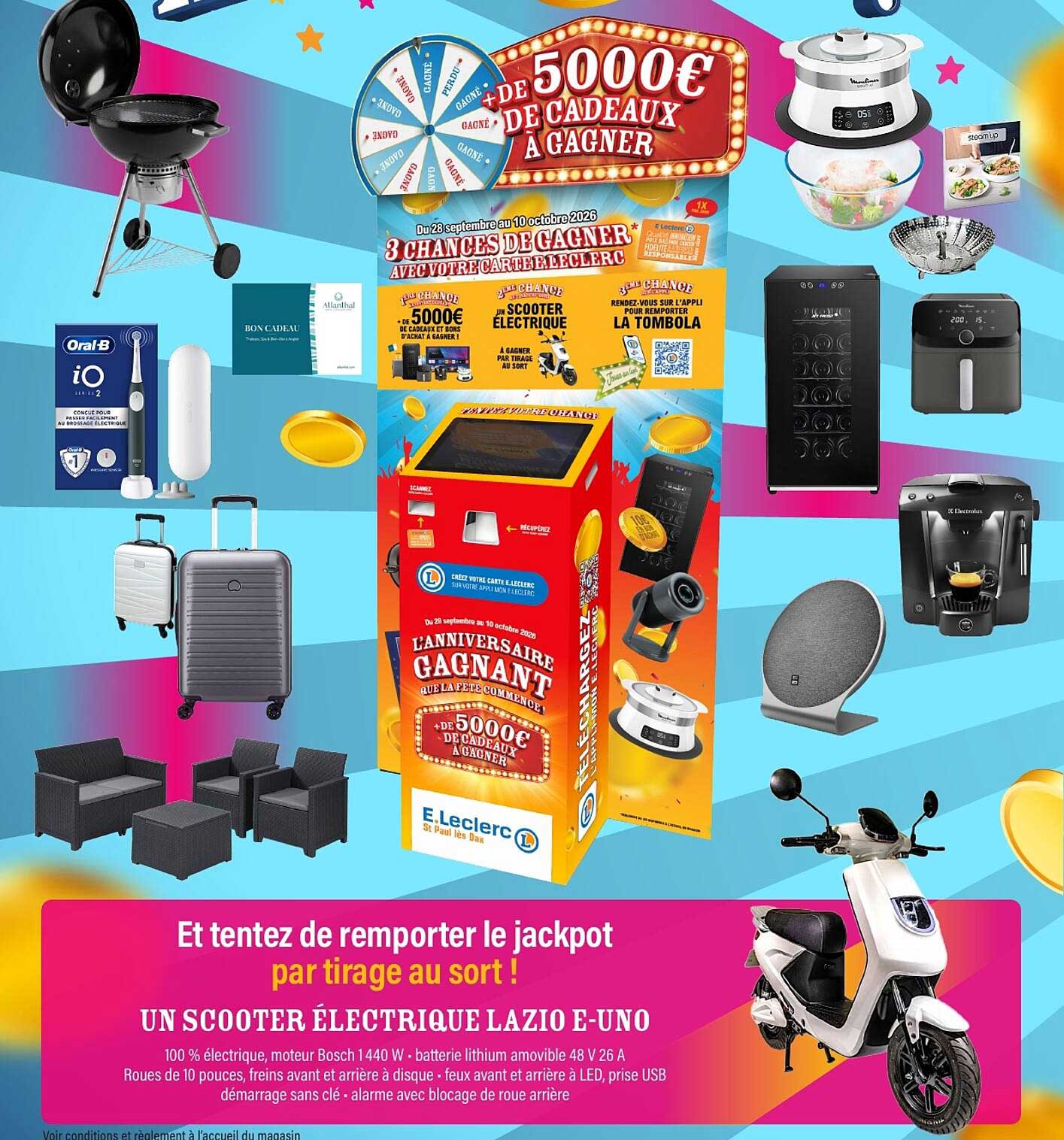 + DE 5000€ DE CADEAUX À GAGNER