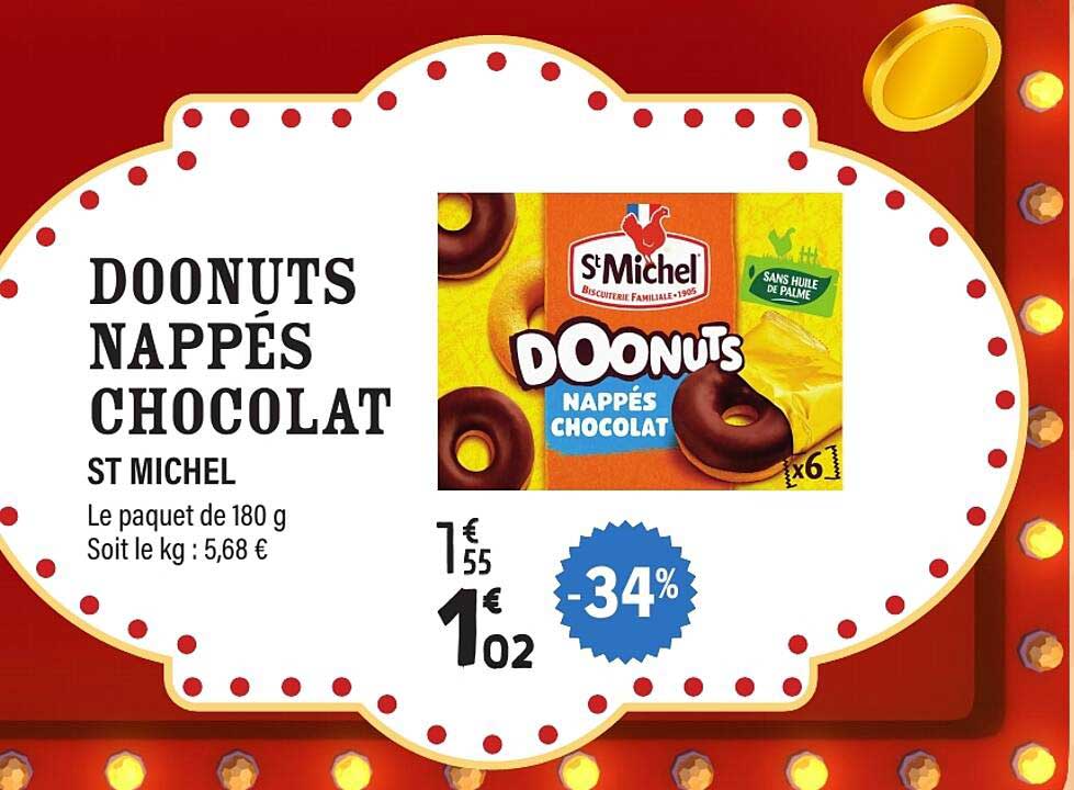 DOONUTS NAPPÉS CHOCOLAT