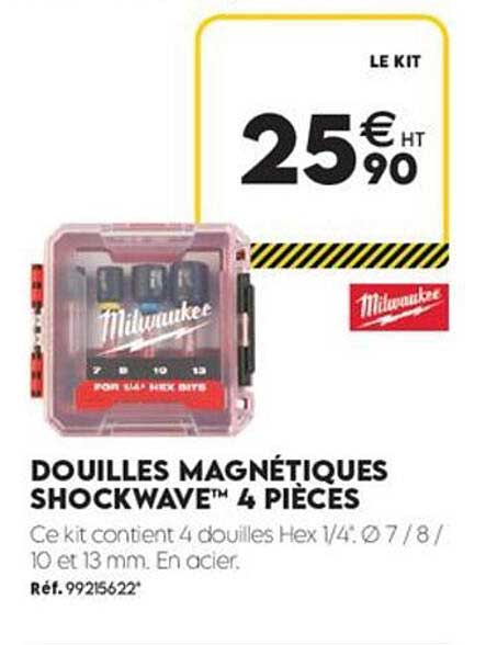 DOUILLES MAGNÉTIQUES SHOCKWAVE™ 4 PIÈCES