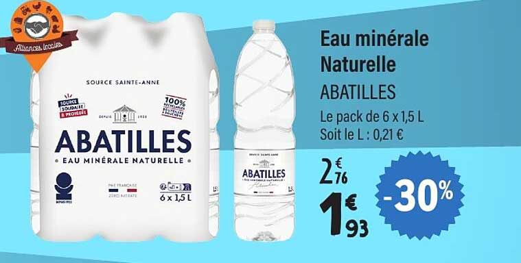 Eau minérale Naturelle ABATILLES