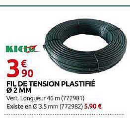 FIL DE TENSION PLASTIFIÉ Ø 2 MM