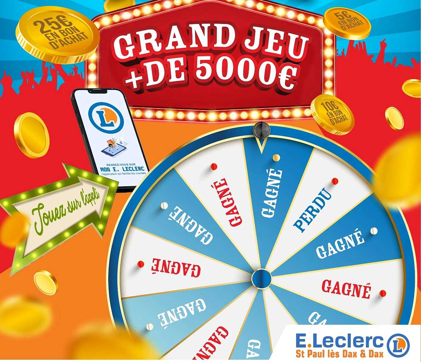 GRAND JEU + DE 5000€