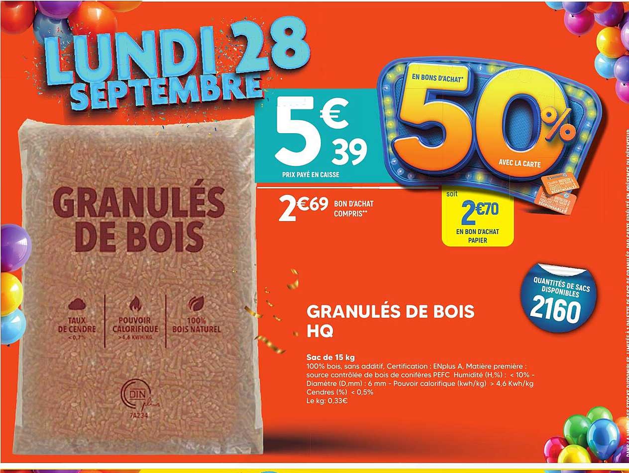 GRANULÉS DE BOIS HQ
