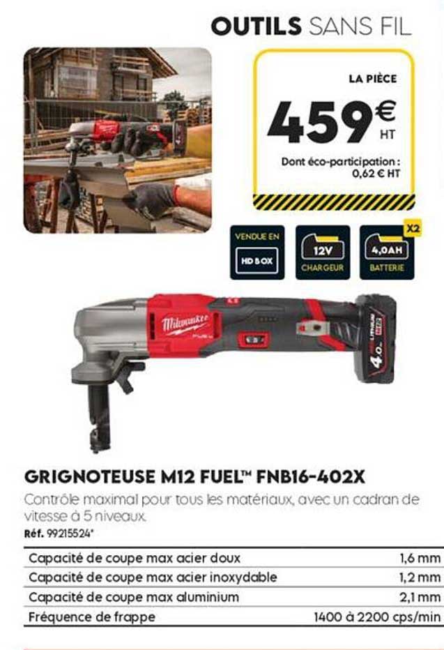 GRIGNOTEUSE M12 FUEL™ FNB16-402X