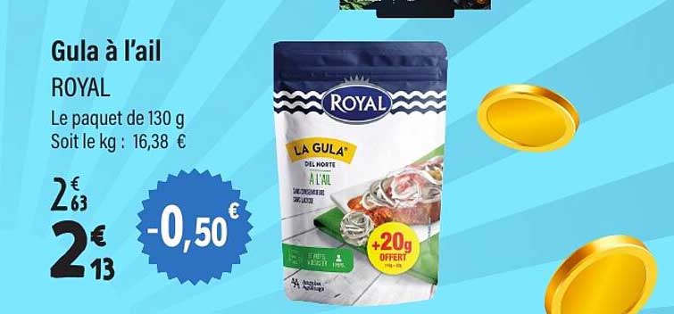 Gula à l’ail ROYAL