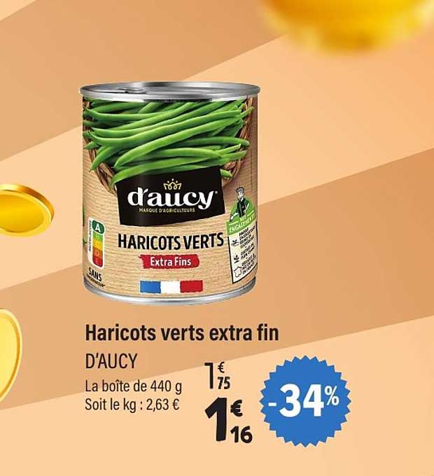 Haricots verts extra fin