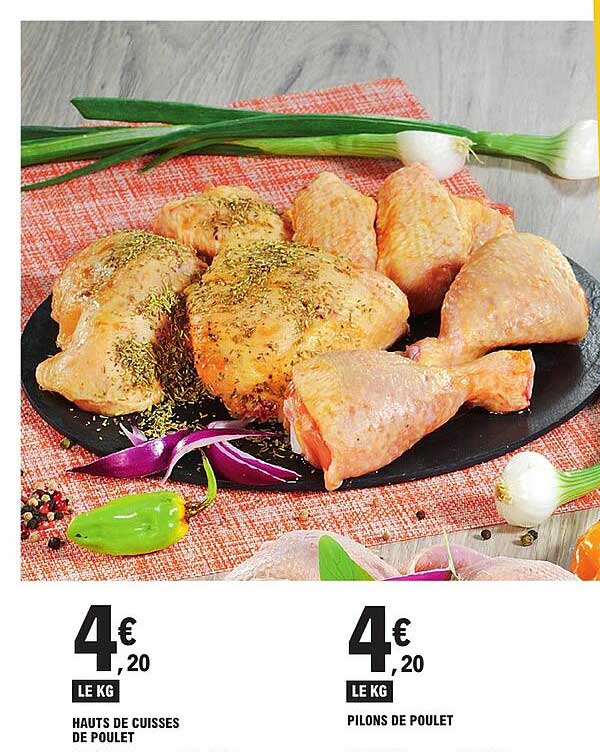 HAUTS DE CUISSES DE POULET