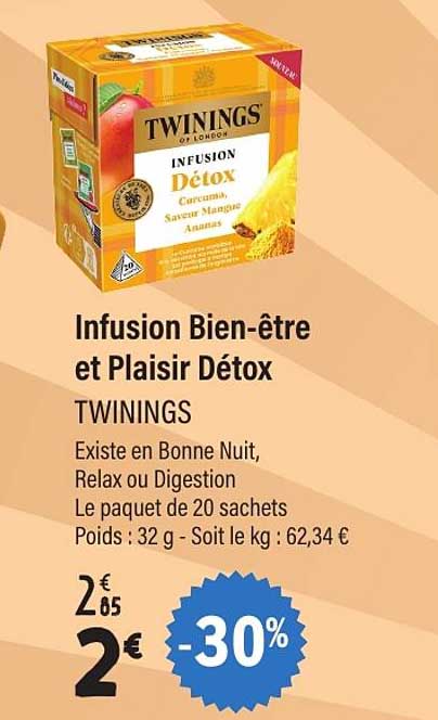 Infusion Bien-être et Plaisir Détox
