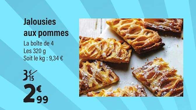 Jalousies aux pommes