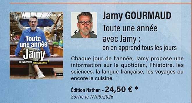 Jamy GOURMAUD Toute une année avec Jamy : on en apprend tous les jours