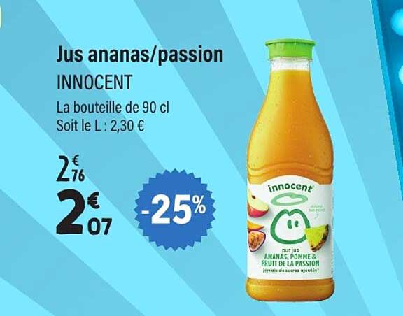 Jus ananas/passion INNOCENT