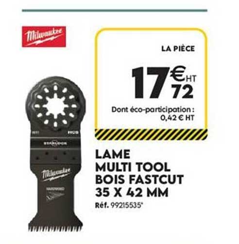 LAME MULTI TOOL BOIS FASTCUT 35 X 42 MM