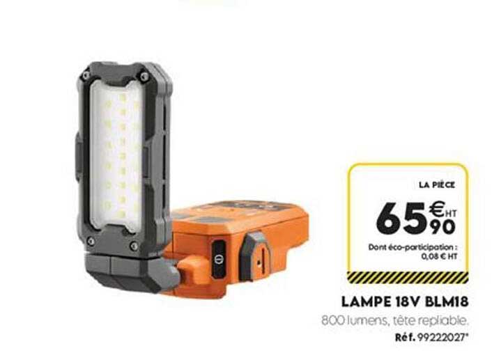 LAMPE 18V BLM18